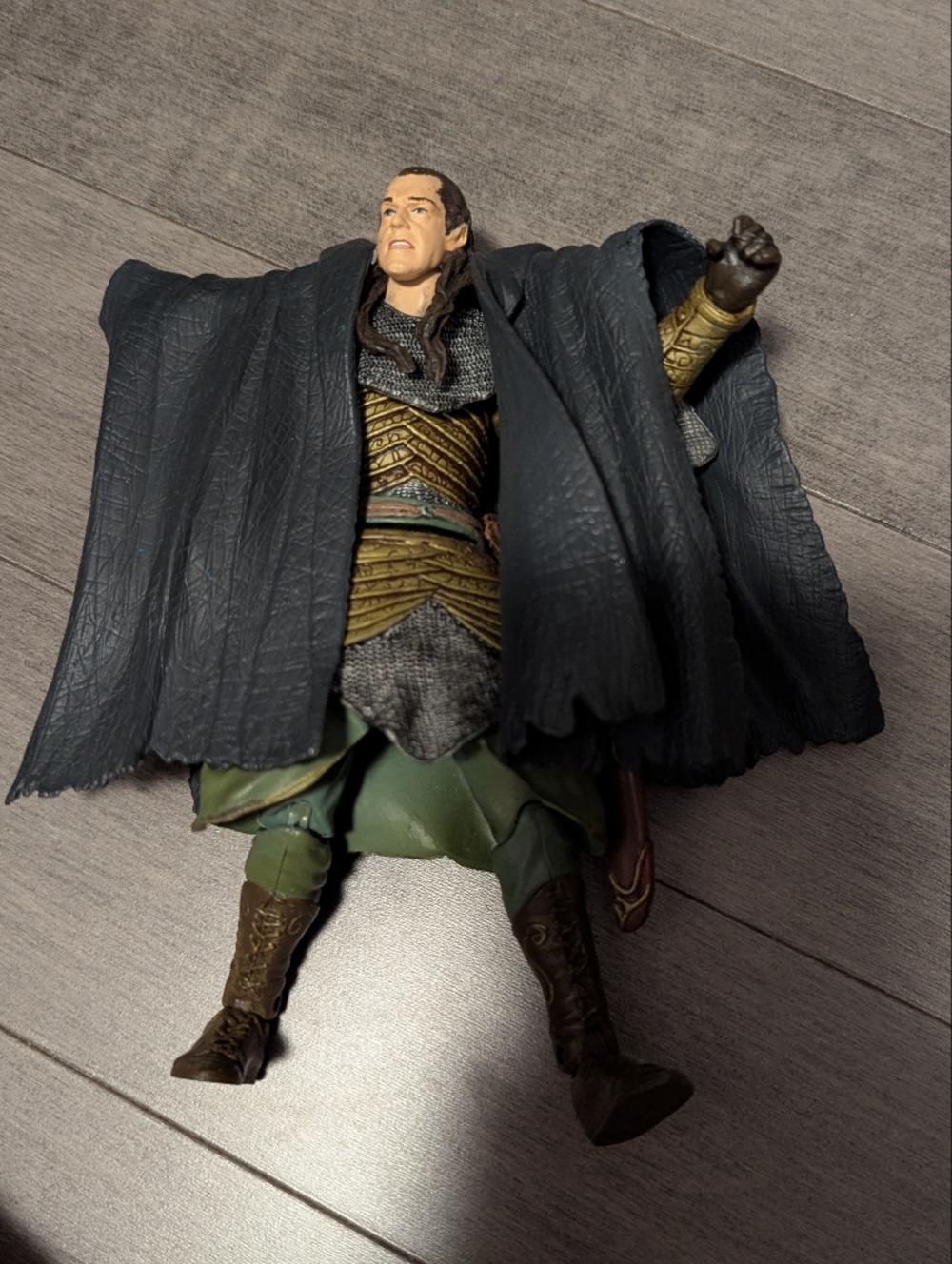 Lord Of The Rings Elrond 7" Figure With Cape & Sword Toybiz Marvel 2002